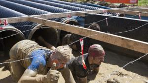 Iwan Thomas takes on the first ever Tough Mudder UK event in Kettering